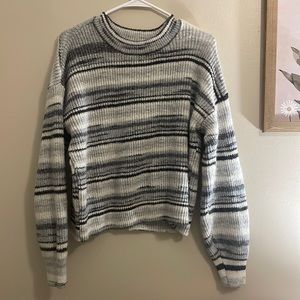 Black and white sweater